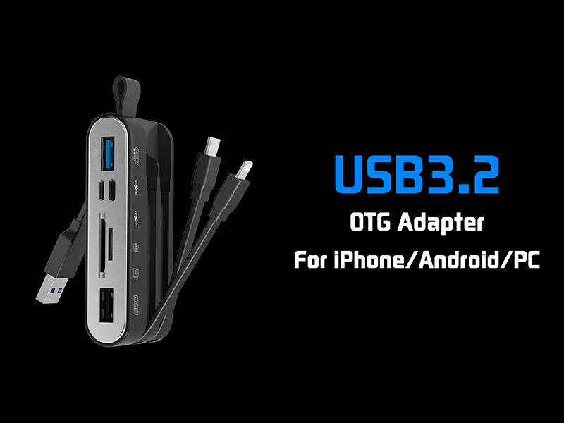 USB C TF SDカードリーダー
